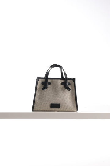 High Quality Canvas Ladies Handbag - Black