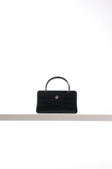 Ladies Handbag - Croc Effect Calf Skin